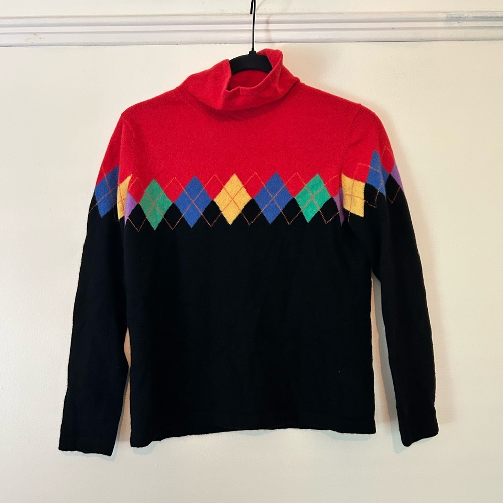 Jones New York Red Turtleneck Sweater